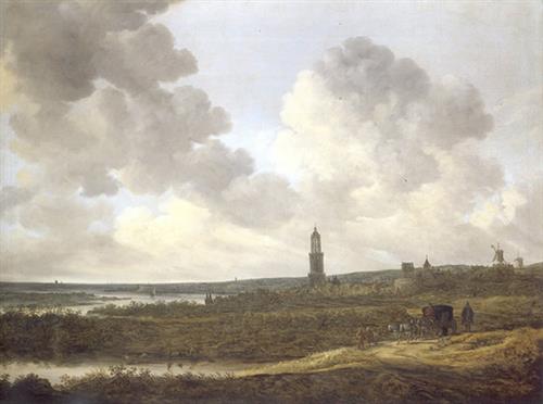 View of Rhenen Jan van Goyen 